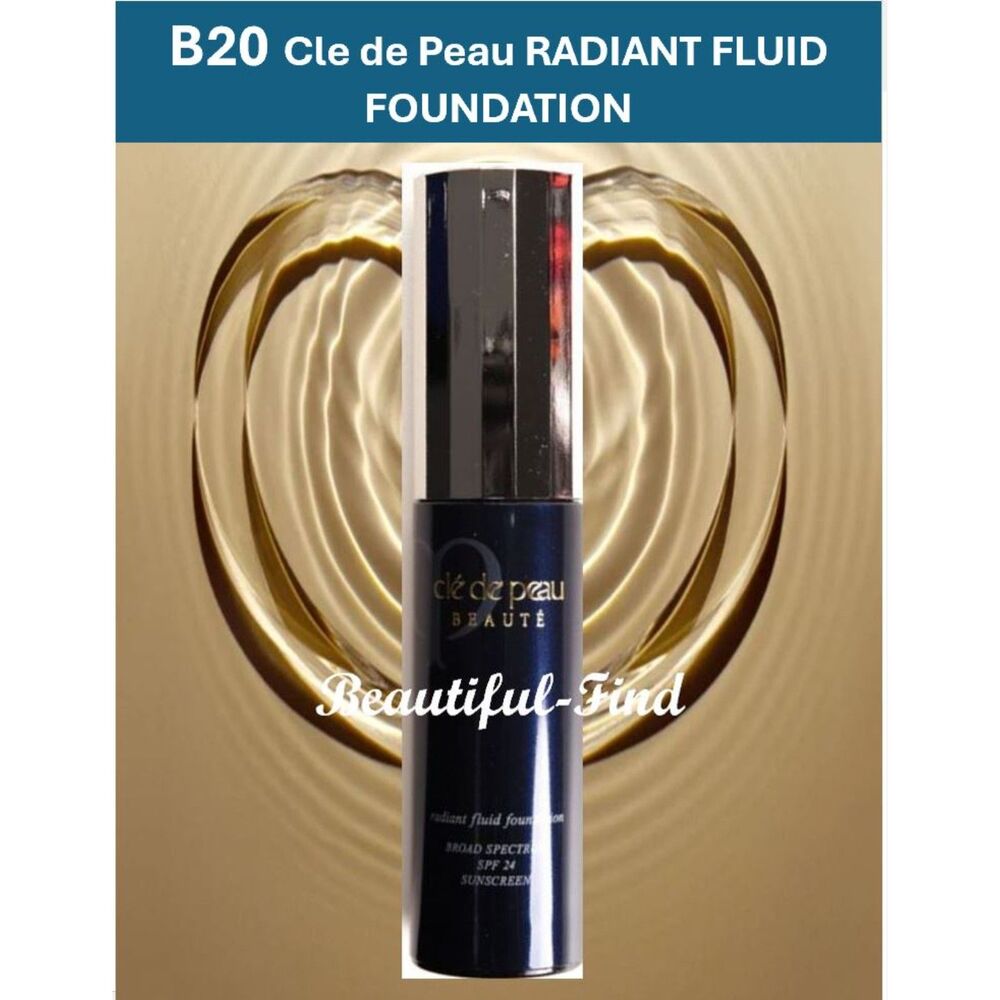 Cle de Peau B20 Light Beige Radiant Fluid Foundation SPF24 NEW